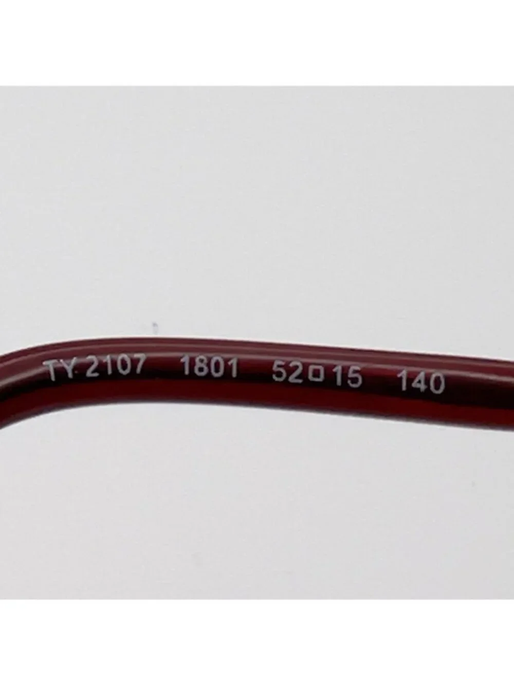 Tory Burch TY 2107 1801 Burgundy Red Cat Eye Square Eyeglass Frames 52-15-140